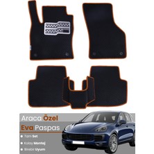 Porsche Cayenne (2011-2017) Uyumlu Eva Paspas Tam Set–araca Özel,oto Paspas