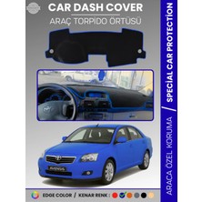 Toyota Avensis T250 (2003-2008) Ekranlı Torpido Örtüsü Ön Göğüs Halı Torpido Koruma Tam Uyum