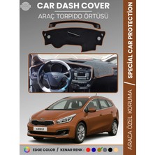 Kia Ceed (2013-2019) Torpido Örtüsü Ön Panel Torpido Koruma Tam Uyum Tam Uyum Kaymaz Kolay Montaj