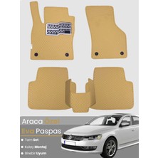 Volkswagen Passat B7 (2011-2014) Uyumlu Eva Paspas Tam Set–oto Paspas,araca Özel,su Geçirmez
