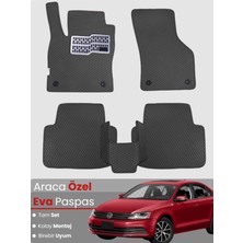Volkswagen Jetta (2011-2018) Uyumlu Eva Paspas Tam Set–oto Paspas,araca Özel,su Geçirmez