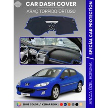 Peugeot 407 (2004-2010) Torpido Örtüsü Ön Göğüs Koruma Torpido Koruma Birebir Uyum Kaymaz Özel Kesim