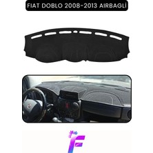 Fıat Doblo Aırbagli (2008-2013) Uyumlu Torpido Örtüsü | Kolay Montaj | Tam Koruma | Tam Uyum | E36