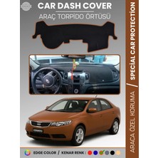 Kia Cerato (2008-2012) Torpido Örtüsü Ön Panel Torpido Koruma Tam Uyum Tam Uyum Kaymaz Kolay Montaj