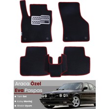 Bmw 5 Serisi E34 Sedan (1988-1996) Uyumlu Eva Paspas Tam Set–araca Özel,su Geçirmez