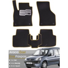 Peugeot Partner (1996-2008) Uyumlu Eva Paspas Tam Set–araca Özel,oto Paspas