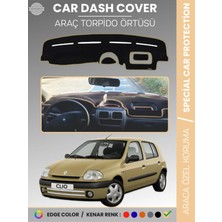 Renault Clıo 2 Aırbagsız (2001-2012) Torpido Örtüsü Ön Göğüs Koruma Torpido Koruma Araca Özel