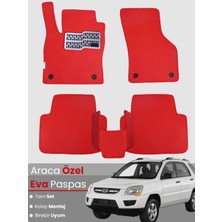 Kia Sportage (2004-2010) Uyumlu Eva Paspas Tam Set–araca Özel,kolay Montaj,su Geçirmez