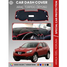 Nissan Qashqai J10 (2007-2013) Torpido Örtüsü Ön Göğüs Koruma Araca Özel Çatlamayı Önler Kaymaz