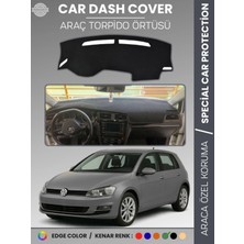 Volkswagen Golf 7 (2013-2020) Torpido Örtüsü Ön Göğüs Koruma Tam Uyum Çatlamayı Önler
