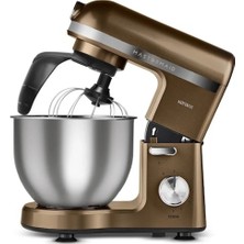 St. Morritz Mastermaid Chef Pro Çift Kollu Mutfak Şefi 1500 W Walnut Brown