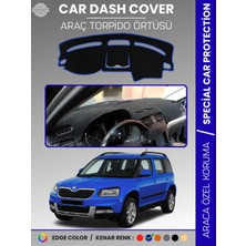 Skoda Yetı (2009-2017) Torpido Örtüsü Ön Göğüs Halı Torpido Koruma Tam Uyum Kaymaz Uv Koruma
