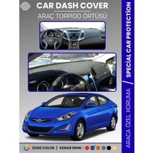 Hyundai Elantra (2011-2017) Torpido Örtüsü Ön Göğüs Araca Özel Uv Koruma Kaymaz Kolay Montaj