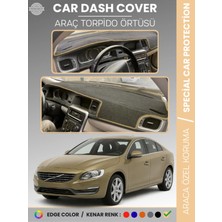 Volvo S60 (2011-2017) Torpido Örtüsü Ön Göğüs Koruma Torpido Koruma Tam Uyum Araca Özel Uv Koruma