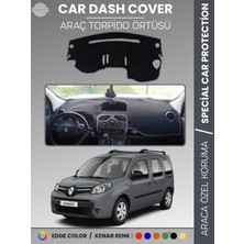 Renault Kangoo (2009-2019) Torpido Örtüsü Ön Göğüs Koruma Torpido Koruma Araca Özel Tam Uyum Kaymaz