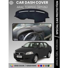 Fiat Siena (2005-2012) Torpido Örtüsü Ön Göğüs Koruma Araca Özel Çatlamayı Önler Kaymaz Kolay Montaj