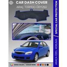 Kia Cerato (2004-2008) Torpido Örtüsü Ön Panel Torpido Koruma Tam Uyum Tam Uyum Kaymaz Kolay Montaj