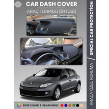 Renault Megane 3 Navigasyonlu Buyuk Ekranlı (2008-2015) Torpido Örtüsü Ön Göğüs Torpido Koruma