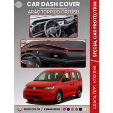 Volkswagen Caddy (2021+) Torpido Örtüsü Ön Göğüs Koruma Torpido Koruma Tam Uyum Çatlamayı Önler
