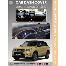 Suzuki Grand Vitara (2014-2021) Torpido Örtüsü Ön Göğüs Halı Torpido Koruma Tam Uyum Kaymaz