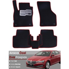 Skoda Super B (2015-2023) Uyumlu Eva Paspas Tam Set–oto Paspas,araca Özel,kolay Montaj