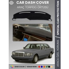 Mercedes S Class W126 (1979-1991) Torpido Örtüsü Premium Kalite Torpido Koruma Özel Kesim Uv Koruma