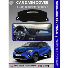 Renault Captur (2019-2024) Torpido Örtüsü Ön Göğüs Koruma Torpido Koruma Araca Özel Tam Uyum