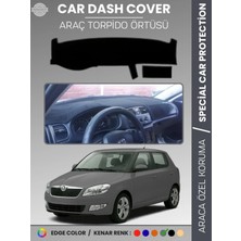 Skoda Fabia (2007-2014) Torpido Örtüsü Ön Göğüs Halı Torpido Koruma Birebir Uyum Kaymaz Uv Koruma