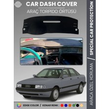 Audi 80 (1986-1996) Torpido Örtüsü Ön Göğüs Koruma Torpido Koruma Araca Özel Kaymaz Kolay Montaj