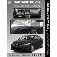 Mazda 6 (2007-2013) Torpido Örtüsü Panel Halısı Koruma Torpido Koruma Araca Özel Kaymaz Kolay Montaj