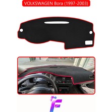 Volkswagen Bora (1997-2003) Uyumlu Torpido Örtüsü | Yansıma Önleyici | Tam Koruma | Hızlı Montaj K69