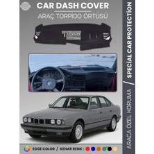 Bmw E34 5 Serisi (1988-1996) Torpido Örtüsü Panel Koruma Torpido Koruma Tam Uyum Çatlamayı Önler