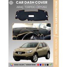 Nissan Qashqai J10 (2007-2013) Torpido Örtüsü Ön Göğüs Koruma Araca Özel Çatlamayı Önler Kaymaz