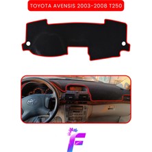 Toyota Avensis T250 (2003-2008) Uyumlu Torpido Örtüsü | Çatlama ve Isıya Karşı Tam Koruma | B9