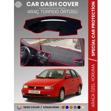 Seat Cordoba (1998-2001) Torpido Örtüsü Ön Göğüs Koruma Torpido Koruma Birebir Uyum Kaymaz