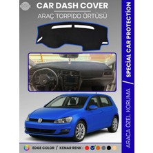 Volkswagen Golf 7 (2013-2020) Torpido Örtüsü Ön Göğüs Koruma Tam Uyum Çatlamayı Önler