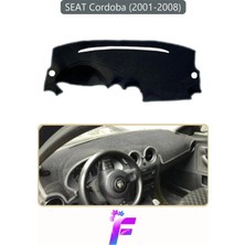 Seat Cordoba (2001-2008) Uyumlu Torpido Örtüsü | Yansıma Önleyici | Tam Koruma | Hızlı Montaj | K8