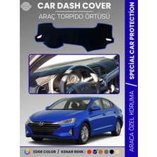 Hyundai Elantra (2017-2020) Torpido Örtüsü Ön Göğüs Halı Araca Özel Çatlamayı Önler Kaymaz