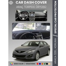 Mazda 6 (2007-2013) Torpido Örtüsü Panel Halısı Koruma Torpido Koruma Araca Özel Kaymaz Kolay Montaj