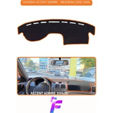 Hyundai Accent Admire/milenium (2000-2006) Torpido Örtüsü | Güneşten, Isıdan, Çatlamadan Korur | F94