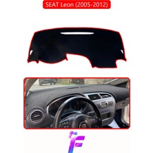 Seat Leon (2005-2012) Uyumlu Torpido Örtüsü | Yansıma Önleyici | Tam Koruma | Hızlı Montaj | K21