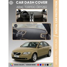 Volvo S40 (2008-2012) Torpido Örtüsü Ön Göğüs Koruma Torpido Koruma Tam Uyum Araca Özel Uv Koruma