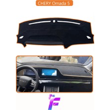 Chery Omada 5 Uyumlu Torpido Örtüsü | Çatlama ve Isıya Karşı Tam Koruma | Oto Aksesuar | D34