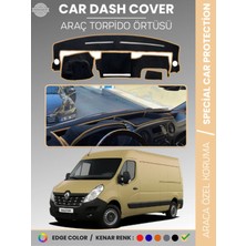 Renault Master 3 (2010-2021) Torpido Örtüsü Ön Göğüs Koruma Torpido Koruma Araca Özel Tam Uyum