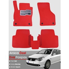 Renault Symbol 2 (2008-2012) Uyumlu Eva Paspas Tam Set–oto Paspas,araca Özel,kolay Montaj