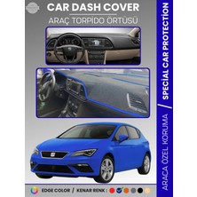 Seat Leon (2013-2020) Torpido Örtüsü Ön Göğüs Halı Torpido Koruma Birebir Uyum Kaymaz Uv Koruma