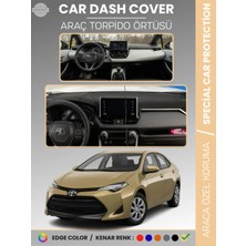 Toyota Corolla (2019+) Torpido Örtüsü E210 Kasa Hayalet Ekransız Analog Göstergeli Torpido Koruma