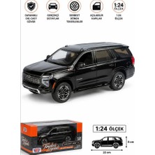 Motormax 1:24 Chevrolet Chevy Tahoe Z71 2025 Siyah Diecast Metal Model Araba