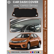 Toyota Corolla E170 (2013-2019) Torpido Örtüsü Ön Göğüs Koruma Araca Özel Çatlamayı Önler Kaymaz
