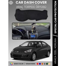 Hyundai Accent Blue (2011-2017) Torpido Örtüsü Ön Göğüs Torpido Koruma Çatlamayı Engeller Tam Uyum